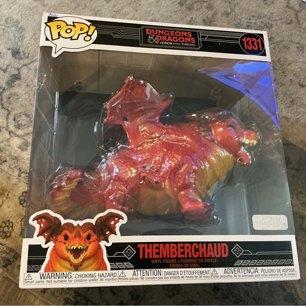 Funko Pop! Dungeons & Dragons - Themberchaud #1331 - Red Dragon Figure